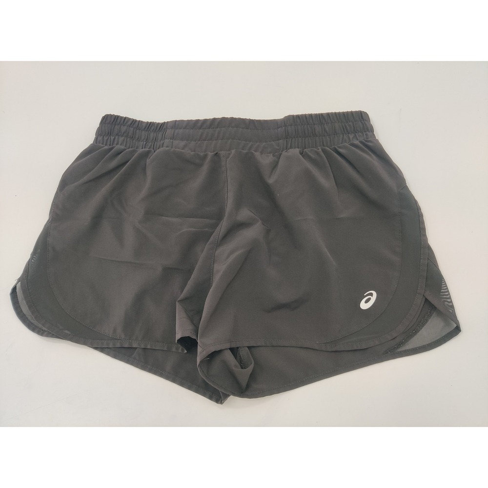 Asics Mens Black Running Shorts Mesh Panels Athletic Gym Activewear Size M